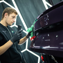 BERGE Mikrovláknová utierka 40x40 na sušenie a leštenie, hrubá 300g/m2, zelená