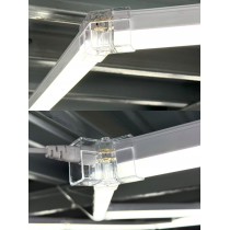 BERGE LED žiarovka HEXAGON 5W 300mm 6500K, konektor pre stropné osvetlenie