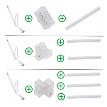 BERGE Napájací kábel Elektrický kábel 230V pre žiarovky HEXAGON
