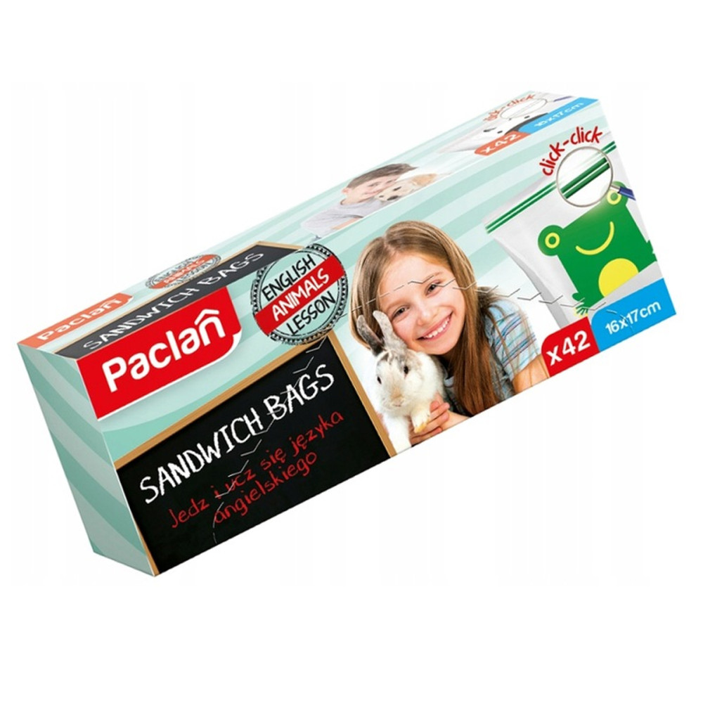 BERGE uzatvárateľné potravinové vrecká 1l 42 ks nepriepustné