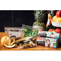 BERGE uzatvárateľné potravinové vrecká 1l 42 ks nepriepustné