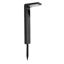 BERGE Solárna LED záhradná lampa na záhradný stĺpik so senzorom súmraku