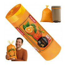 BERGE Voňavé vrecia na odpadky so sťahovacou šnúrkou 60 l, sada 15 kusov