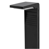 BERGE Solárna LED záhradná lampa na záhradný stĺpik so senzorom súmraku