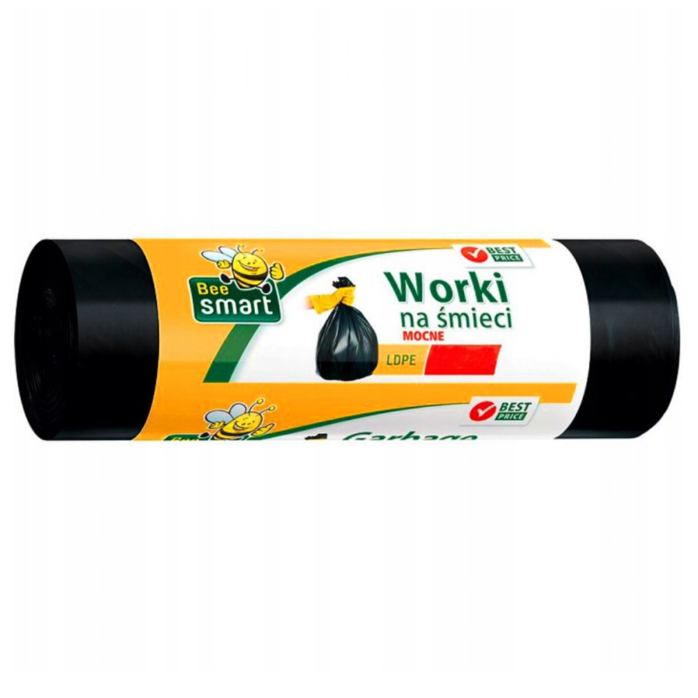 BERGE Vrecia na odpad BeeSmart 120 l, 10 kusov, silné, nehoriace, LDPE