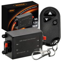 BERGE Stmívač LED ovladače pro pásky 12V 24V MONO regulátor s dálkovým ovládáním 8A 96W