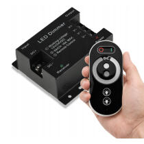 BERGE LED stmívač s dálkovým ovládáním pro pásky 18A 216W 12V 24V dotykový mono