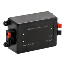 BERGE Stmívač LED ovladače pro pásky 12V 24V MONO regulátor s dálkovým ovládáním 8A 96W
