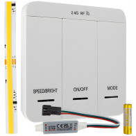 BERGE Stmívač pro LED pásky, digitální dálkové ovládání 12V/24V