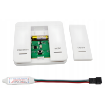 BERGE Stmívač pro LED pásky, digitální dálkové ovládání 12V/24V