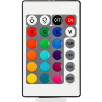 BERGE Dálkové ovládání LED pro RGB pásky, vícebarevný infračervený ovladač 72W