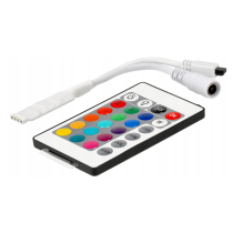 BERGE Dálkové ovládání LED pro RGB pásky, vícebarevný infračervený ovladač 72W