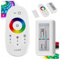 BERGE Dálkové ovládání pro RGB LED pásky s dotykovým ovládáním, více funkcí pro LED pásky, max. 216 W