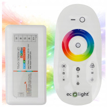 BERGE Ovladač LED RGB RGBW dálkové ovládání rádiový ovladač pro LED pásky 18A dotykový RF