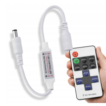 BERGE Ovladač stmívače LED pásků 5-24V 6A RF