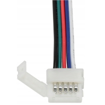 BERGE Konektor LED, zacvakávací konektor, regulátor pásku, 5pinový RGBW, pro 10mm RGBW pásek