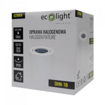 BERGE Halogenové stropní svítidlo, LED trubice GU10, pohyblivé bodové svítidlo, přisazené, bílé