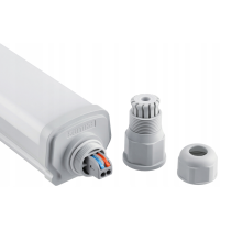 BERGE Hermetické LED svítidlo 30W 6500K 3600lm 120cm Phillips pro přisazenou montáž do garáže