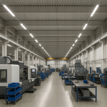 BERGE Hermetické LED svítidlo 46W 6500K 5600lm 150cm Phillips pro přisazenou montáž do garáže