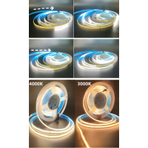 ECOLIGHT LED páska digitální COB 24V 5m 65W 3000K 1170lm digitální efekt tekoucí vody