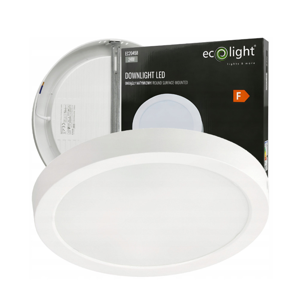 BERGE LED stropní panel 24W 4000K 2640lm přisazené stropní svítidlo