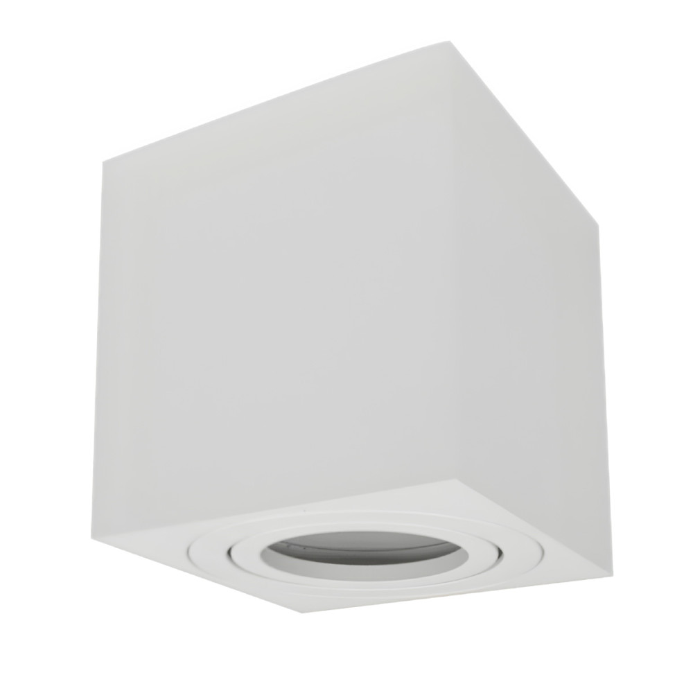 ECOLIGHT Přisazená halogenová trubice GU10 LED pohyblivé stropní bodové světlo bílé