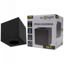 BERGE Přisazené halogenové trubicové LED stropní bodové světlo GU10, černé