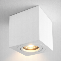ECOLIGHT Přisazená halogenová trubice GU10 LED pohyblivé stropní bodové světlo bílé