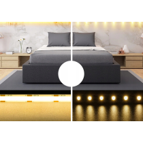 BERGE Sada COB Neon LED pásků 12V 5m 320 diod 60W 8mm Dálkové ovládání