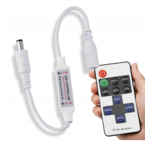 BERGE Sada COB LED pásku 12V 5m 60W - zdroj + stmívač + ovladač