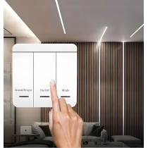 BERGE Sada digitálních LED pásků 5m COB 65W WS2811, regulátor, napájení 24V