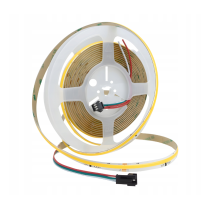 BERGE Sada digitálních LED pásků 5m COB 65W WS2811, regulátor, napájení 24V