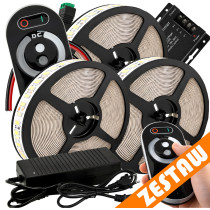 BERGE Sada LED pásků 12V 15m 72W - zdroj + ovladač