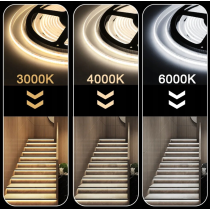 BERGE Sada LED pásků COB 12V 5m Neon 4000K 60W - zdroj + ovladač