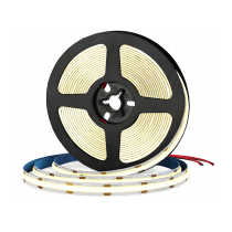 BERGE Sada neonové COB LED pásky 12V 5m 4000K 60W - zdroj + ovladač