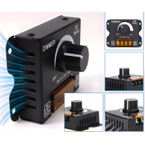 BERGE Sada neonové COB LED pásky 12V 5m 4000K 60W - zdroj + ovladač