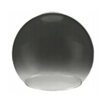 BERGE Skleněné stínidlo pro stropní stolní lampu ve tvaru koule, kouřově šedý gradient