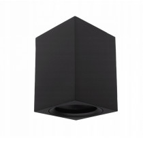ECOLIGHT Stropní svítidlo GU10 LED, pohyblivé, výška 60x100 mm, černé