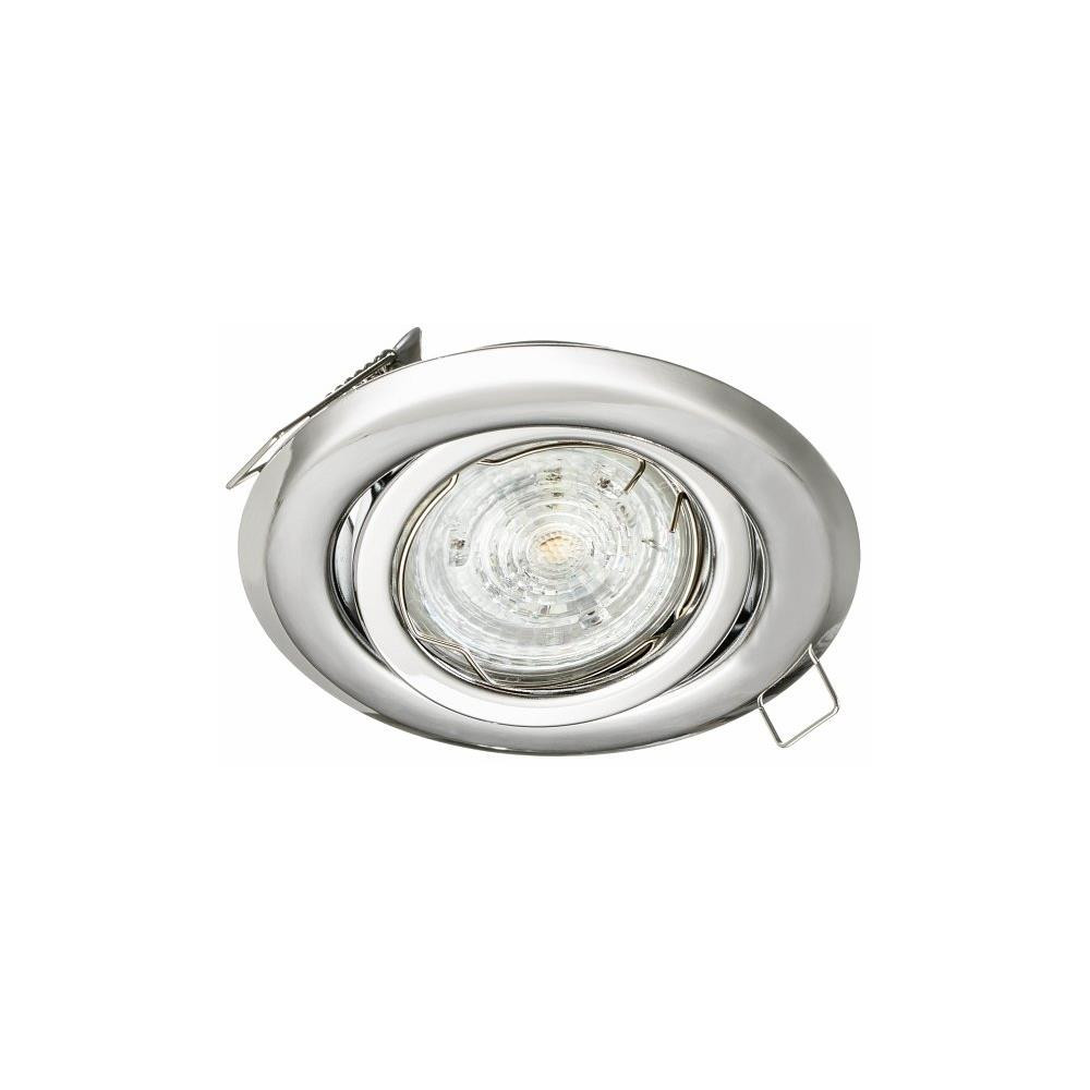 PREMIUM LUX - Podhľadové bodové svietidlo BETA - GU10 - okrúhle / výklopné - Lesklý chróm