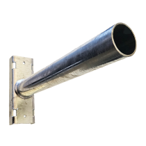 EKONN - 1m Oceľový výložník na Betónový / Drevený stĺp - typ EKV-1/1,0/5 Ø60 - pozinkovaný