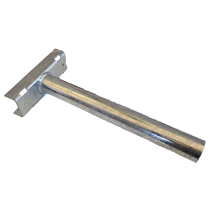 EKONN - 1,5m Oceľový výložník na Betónový / Drevený stĺp - typ EKV-1/1,5/5 Ø60 - pozinkovaný