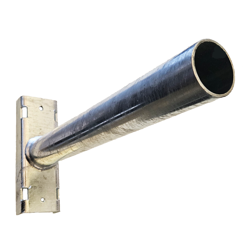 EKONN - 2m Oceľový výložník na Betónový / Drevený stĺp - typ EKV-1/2,0/5 Ø60 - pozinkovaný