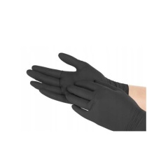 BERGE Ochranné nitrilové rukavice Paclan čierne, veľkosť XL, 100 ks na čistenie