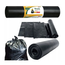 BERGE Vrecia na odpad 240l 10 kusov STRONG SmartBee čierne vrece veľké pevné