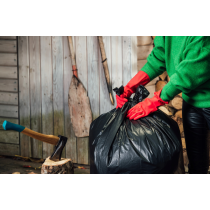 BERGE Vrecia na odpad 240l 10 kusov STRONG SmartBee čierne vrece veľké pevné