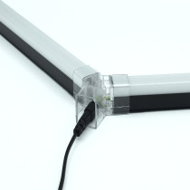 idealed - LED stropné svietidlo HEXAGON 14 - 399W - 229 x 394cm - IP44 - 230V - studená biela / 6500°K - čierne