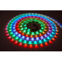 BERGE Digitálny pásik LED - RGB - IP20 - 5m - dúhový efekt
