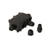 BERGE Hermetická krabica so 4x priechodkami IP68