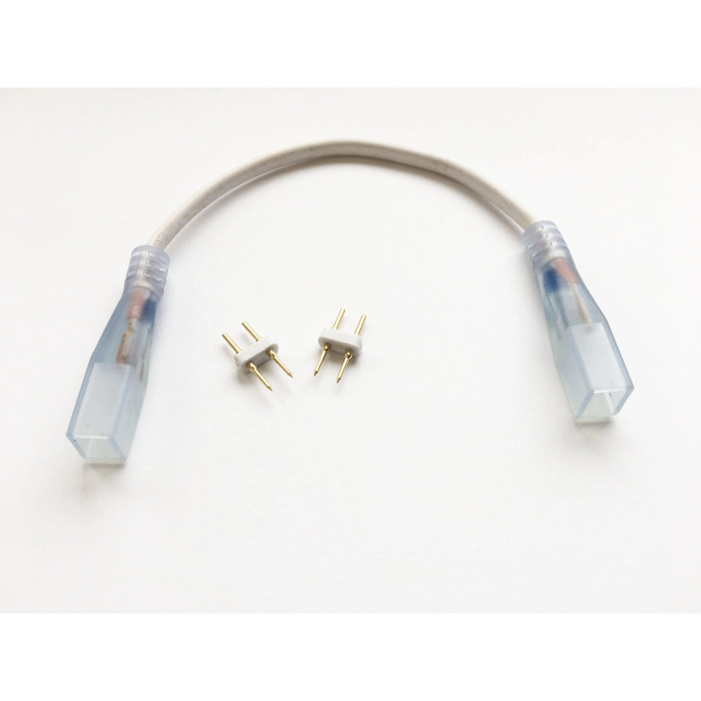 BERGE Spojka z káblom pre LED pásky 230V 120LED 14mm