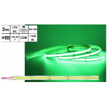 BERGE LED pásik NEON COB homogénny - 12V - 5 m - zelený